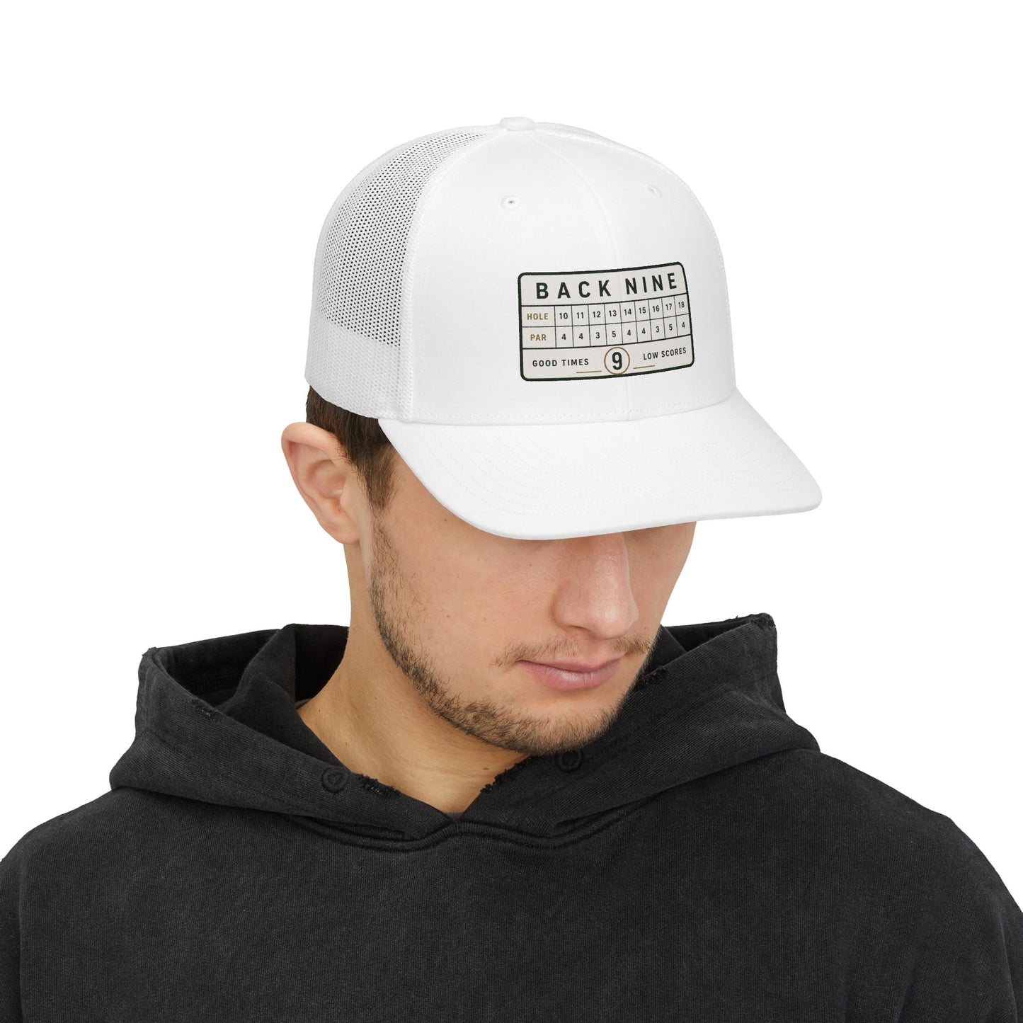 Back Nine Scorecard Hat