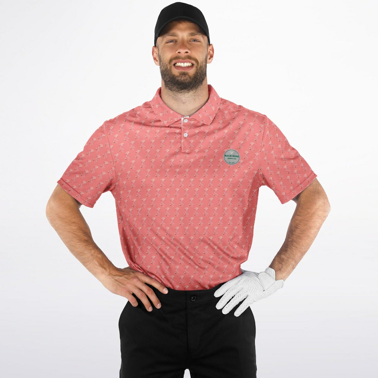 Back Nine Flamingo Polo