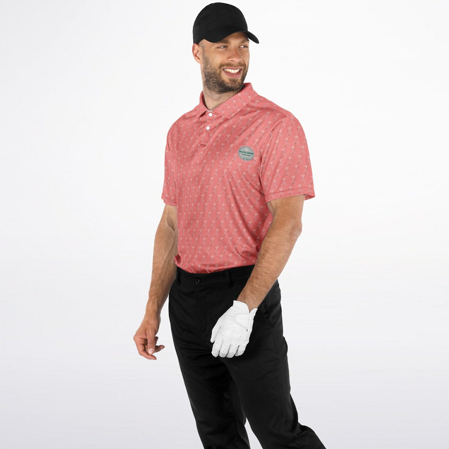 Back Nine Flamingo Polo
